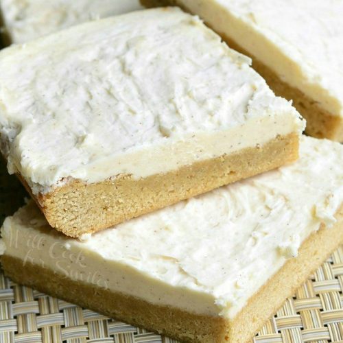 Frosted Maple Cookie Bars